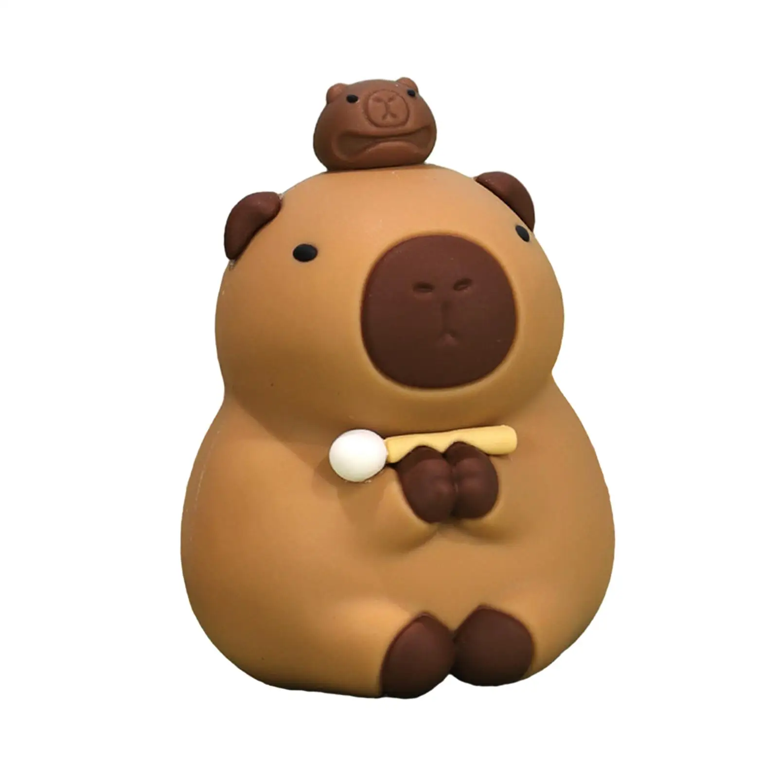 Capybara-Statue, Kunsthandwerk, Miniatur-Dekoskulptur, Tischdekoration, Tierfigur für Bücherregal, Festival, Schlafzimmer, Zuhause, Auto