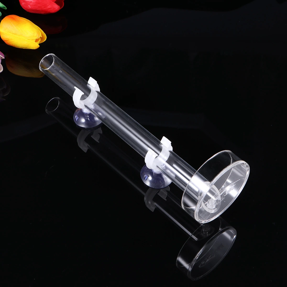 

Shrimp Feeding Tube Tray Acrylic Material Easy Clean Feed Residue Purer Water Planted Tank Cherry Shrimp Feeder Tube Aquarium