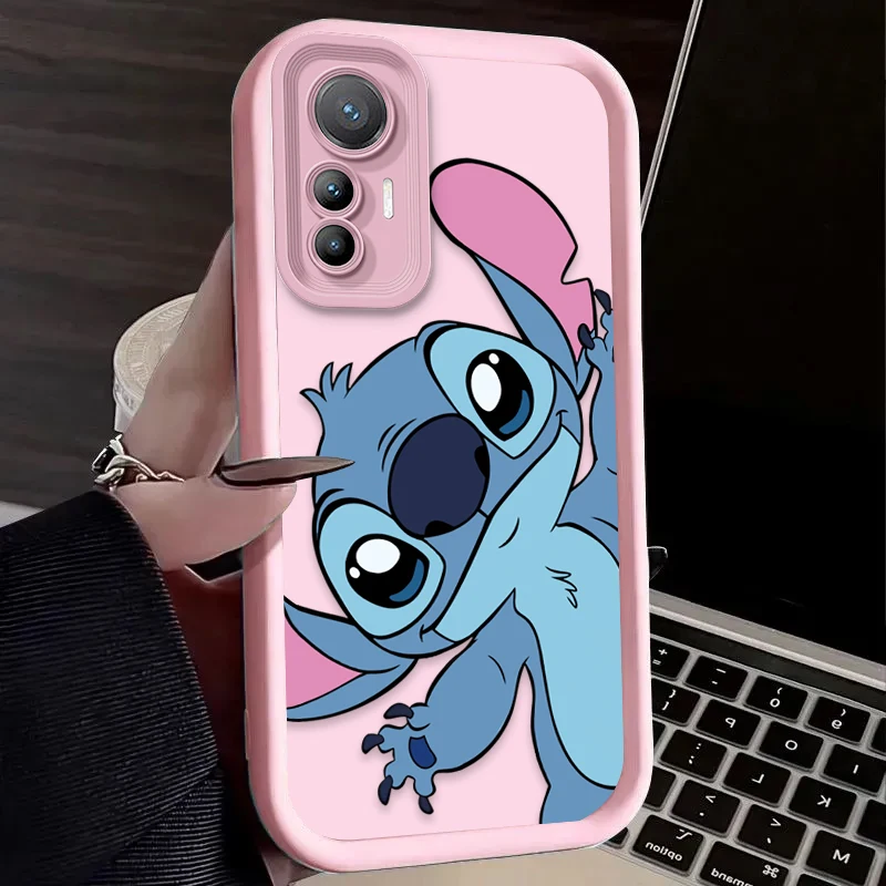 素敵なディズニーのスティッチ柄カップル携帯ケース Xiaomi Poco F7 F6 F5 F4 F3 M5s C65 C75 C71 X7 X6 X5 X4 GT X3 NFC M7 M6 Pro 4G 5G対応