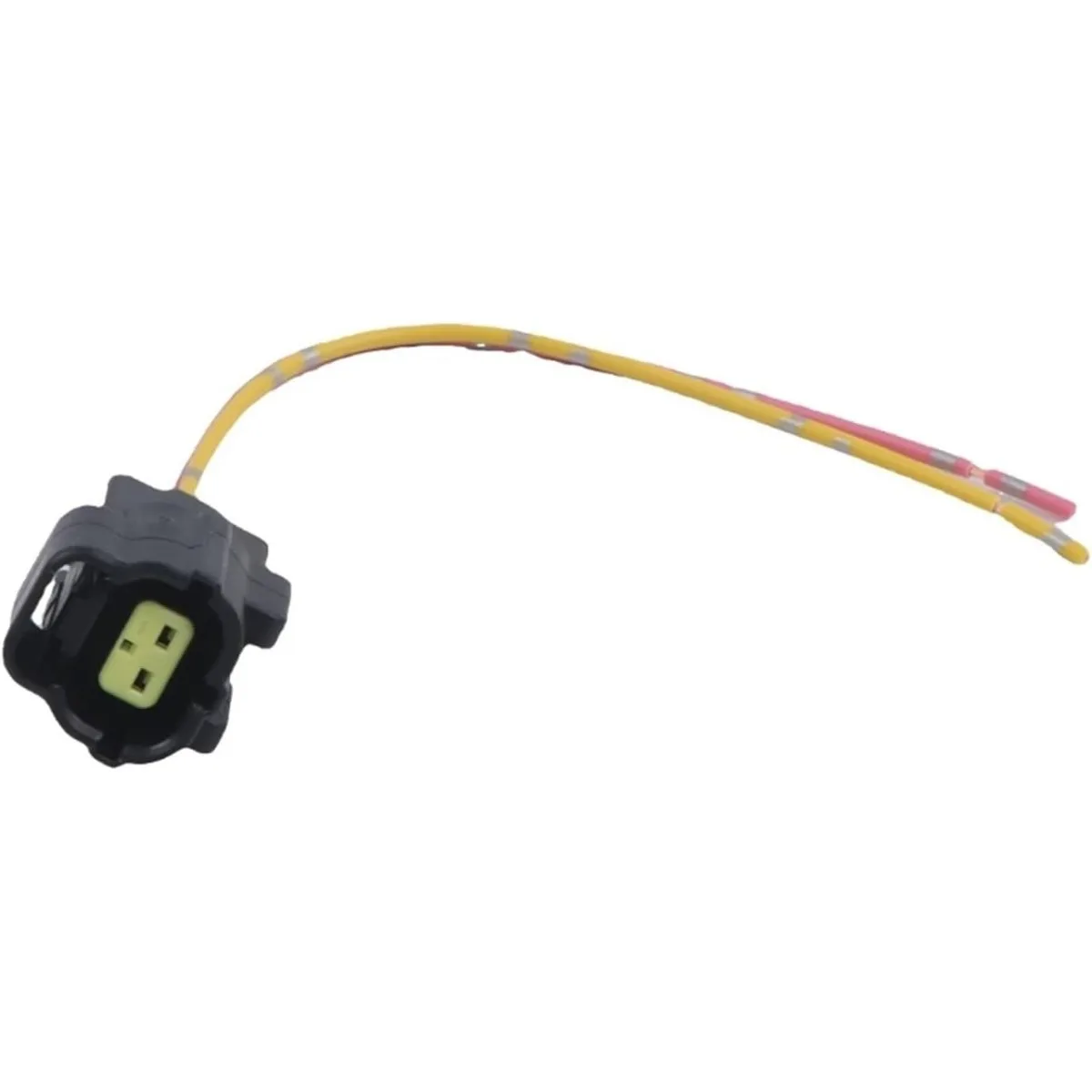 1PC Solenoid Valve Connector with 2 Wires Harness For Excavator SK-6E SK200-6E SK480LC-6E