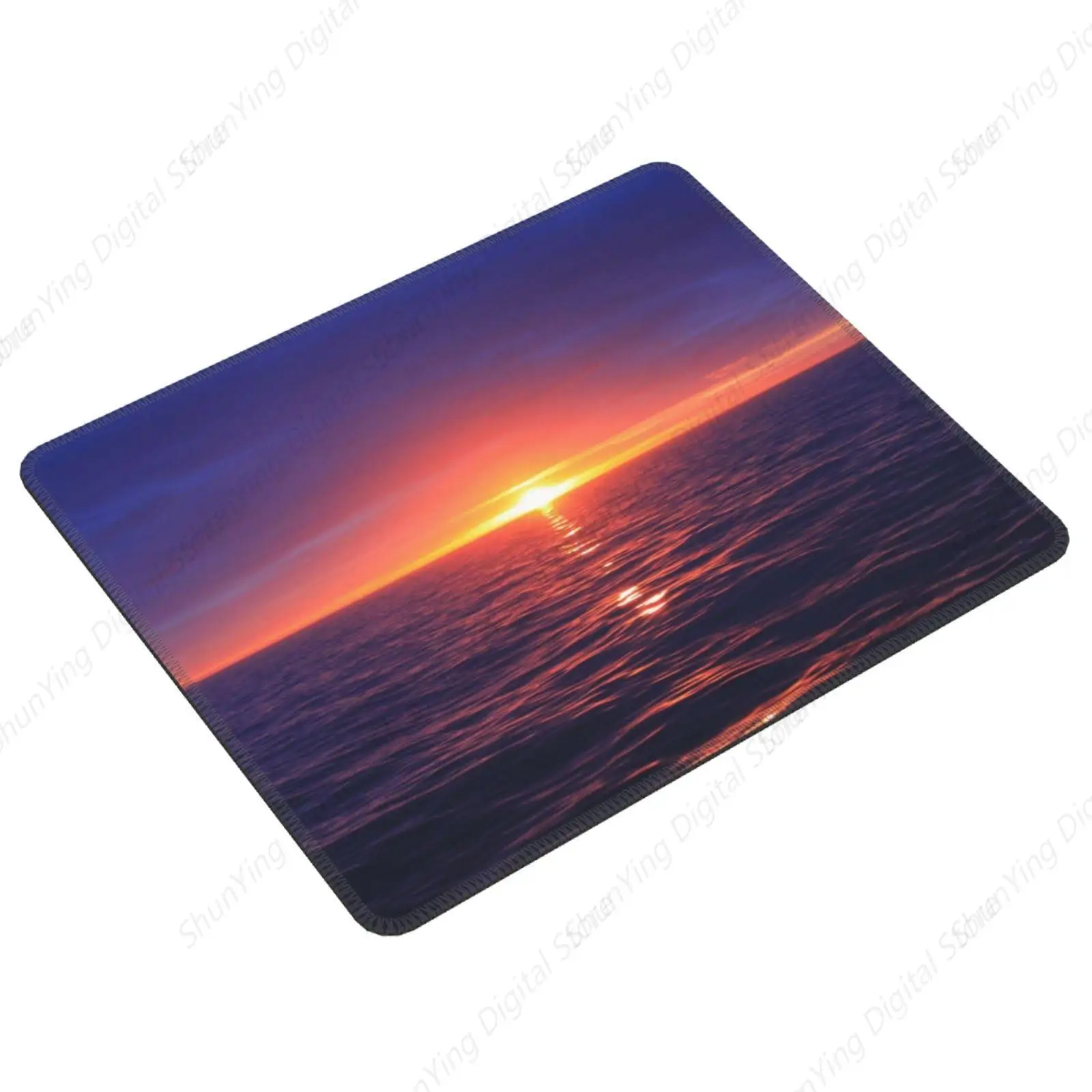 Mouse Pad Sunrise Sunset Ocean Mouse Pad Anti Slip Rubber Base Gaming Computer Laptop Office Mouse Pad 18*22cm