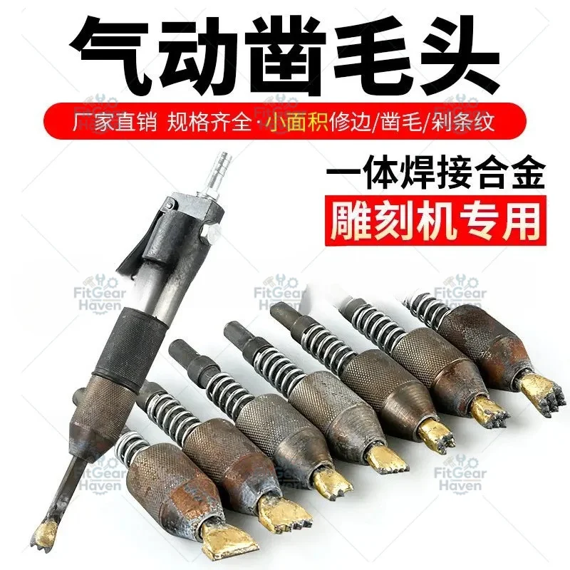 Pneumatic engraving pen machine chisel head stone trimming hemp head hammer stone carving tool