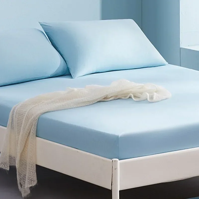 Cold mattress summer cool air conditioner mattress dustproof protective bedspread ice silk cold moisture barrier breathable mat