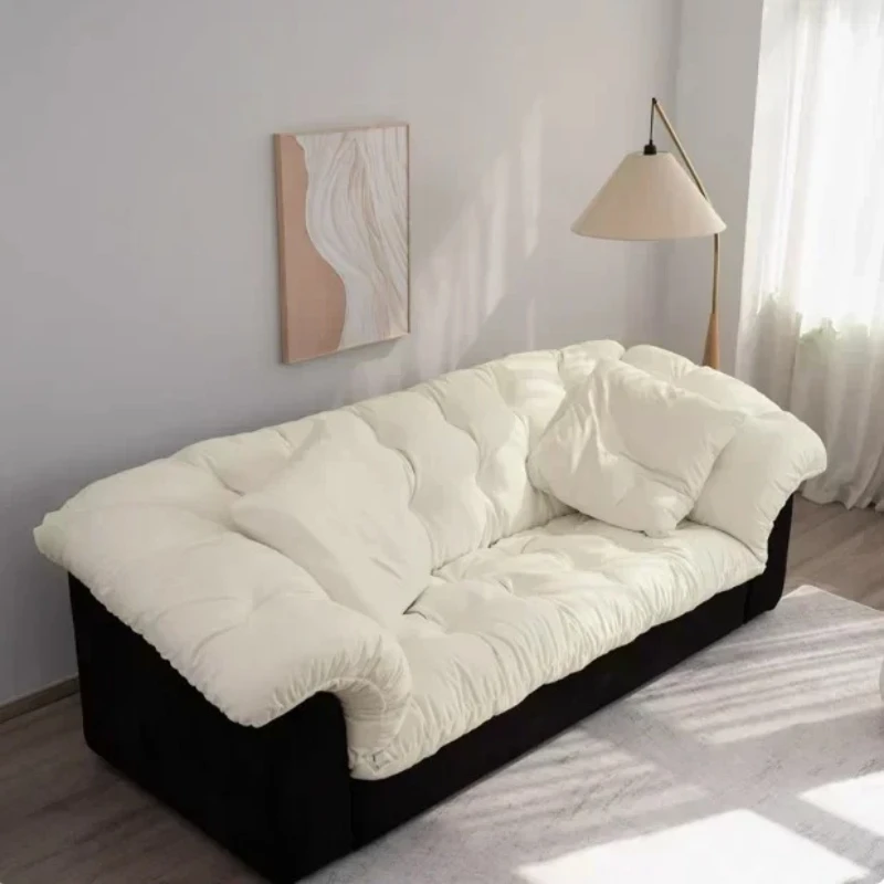 

X-S Sofa Luxury Wood Water Proof Sofa Fluffy Couch Relax Reclinable Para Home Furnitu