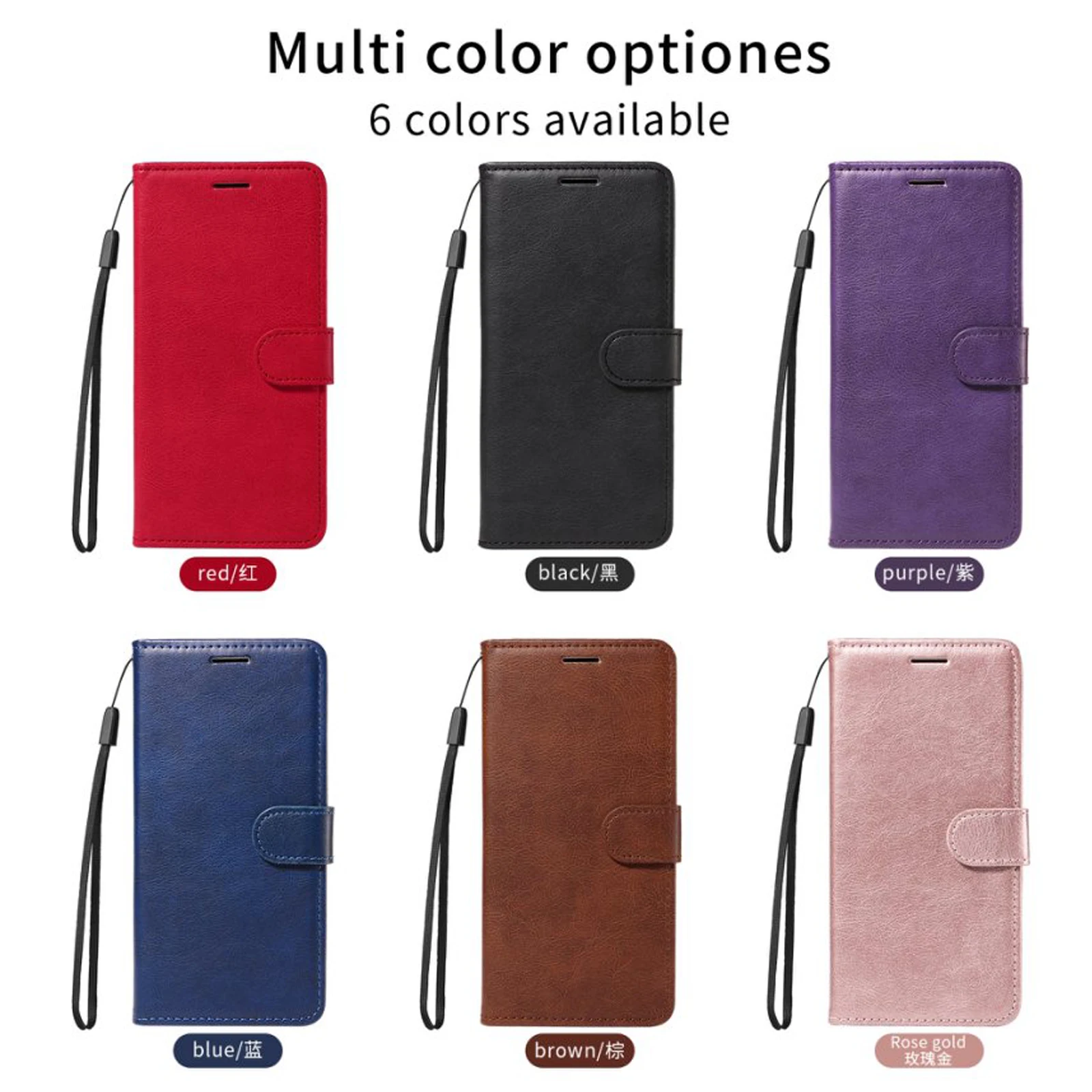 Wallet Leather Case For Samsung Galaxy J8 J7 2017 J6 J5 J4 Prime 2018 Plus J3 J2 Pro J730 J710 J610F J530 J510 J415 J330 J260 view 2