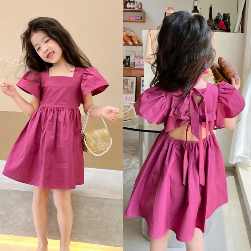 vestido-sem-encosto-de-algodao-para-bebes-roupa-linda-infantil-saia-de-verao-mangas-planas-com-babados-show-waist-lace-up-child-sweet-2-8yrs