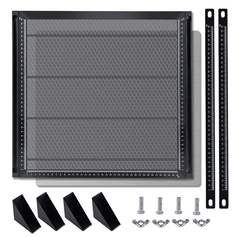 400/500mm Lasersnijden Honingraat Werktafel Board Stalen Paneel Platform voor Diode Lasergraveur Snijmachine 20 "15"