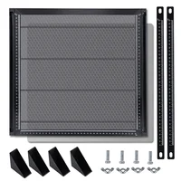 Mesa de trabajo de panal de corte láser de 400/500mm, plataforma de Panel de acero para máquina cortadora de grabador láser de diodo de 20 ""15""