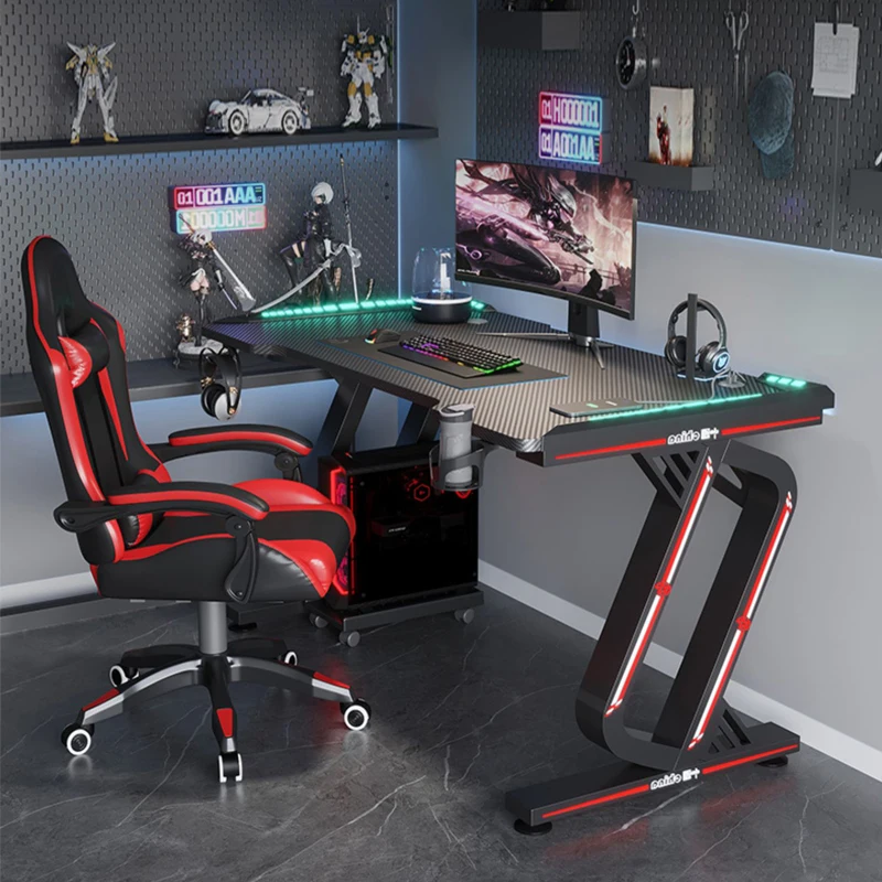 

Gaming Table Computer Desk Racing Style Office Table Gamer Pc Workstation Gaming Desk with CPU Stand