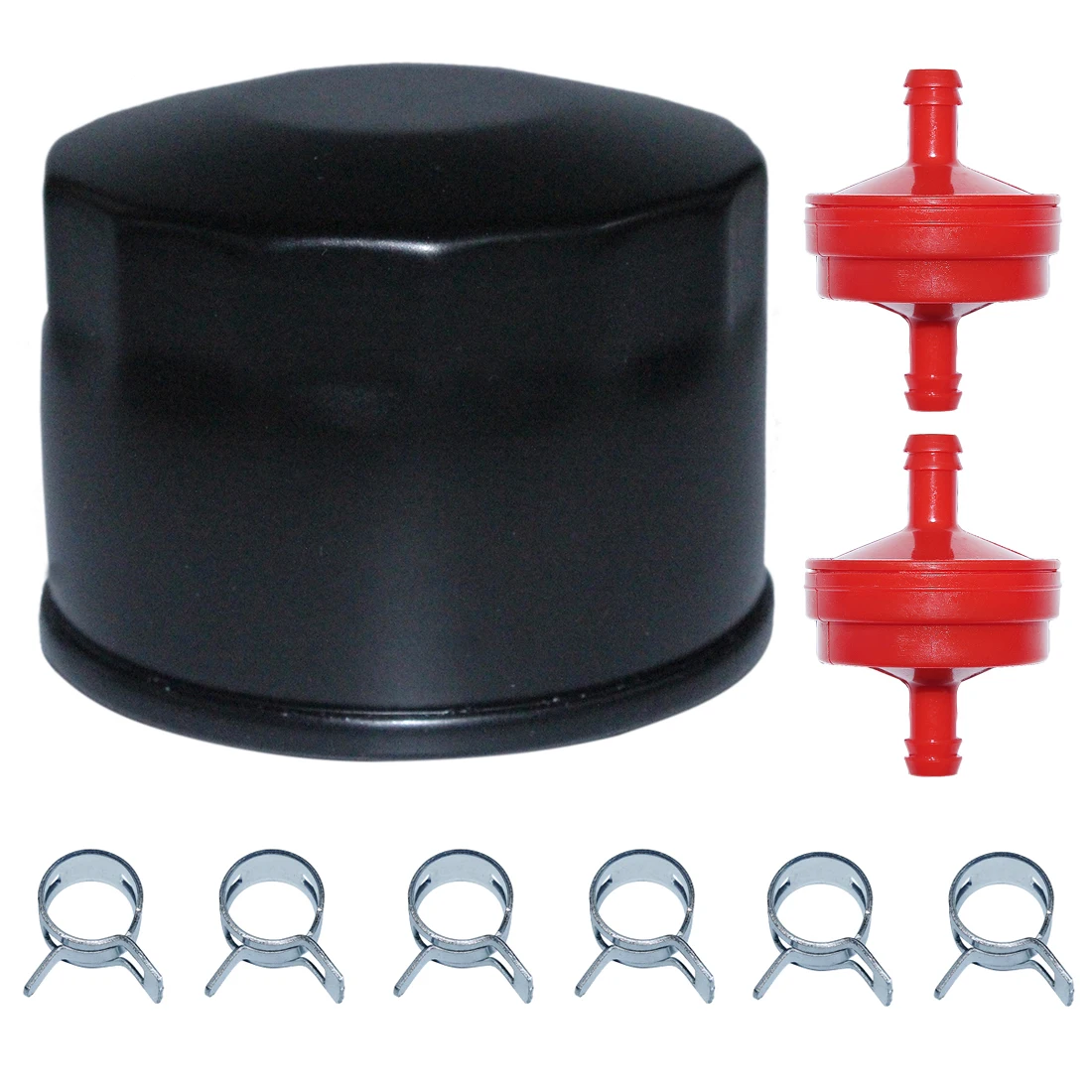Kit de abrazadera de filtro de combustible de aceite para MTD, 420cc, Powermore, Craftsman, LT1500, R1000, RER1000, T1000, T1200, LS27, LS33, TB30
