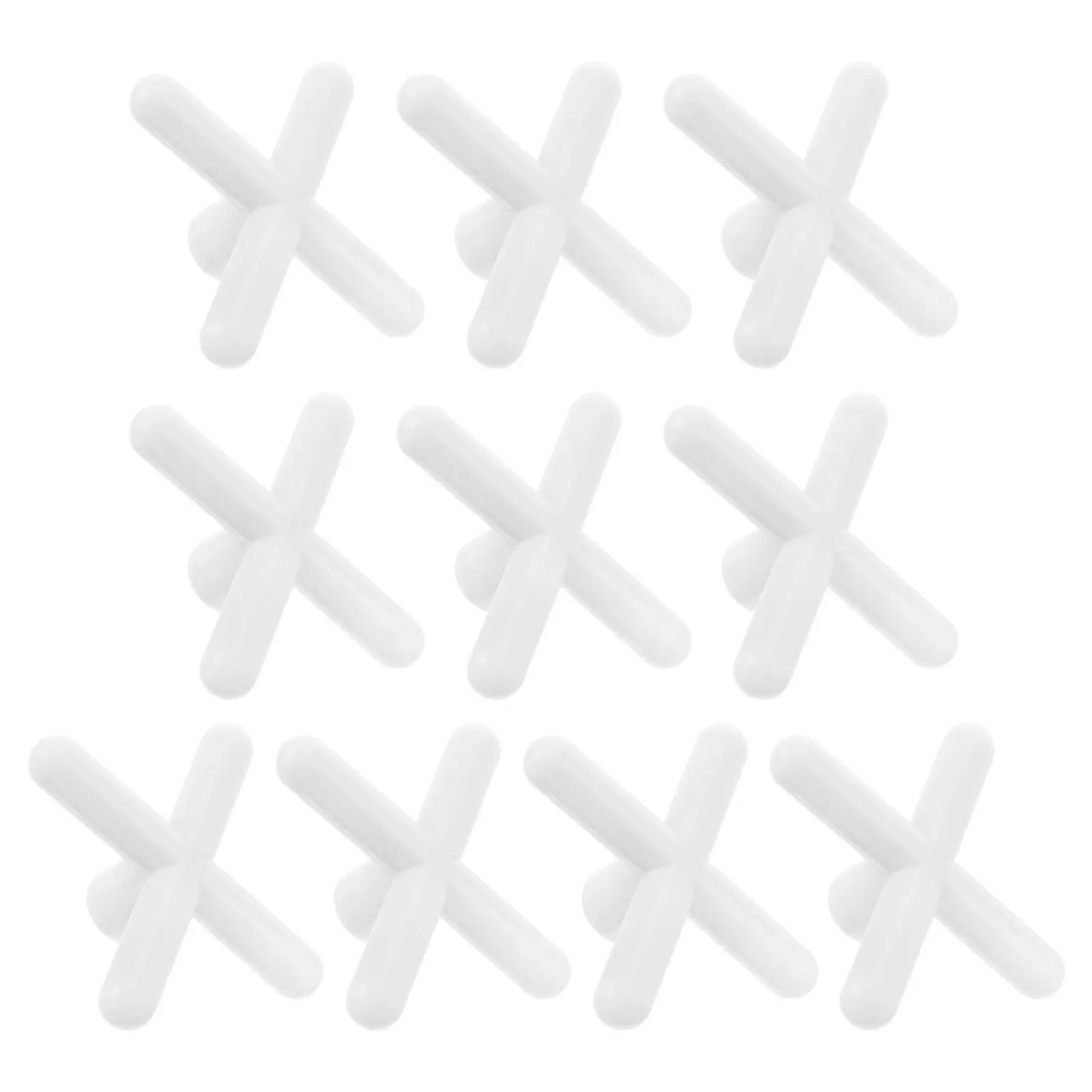 

10Pcs Pool Bridge Heads Plastic Cross Cue Bridge for Billiards Snooker Cue Stick Extender Replacement Support Stand