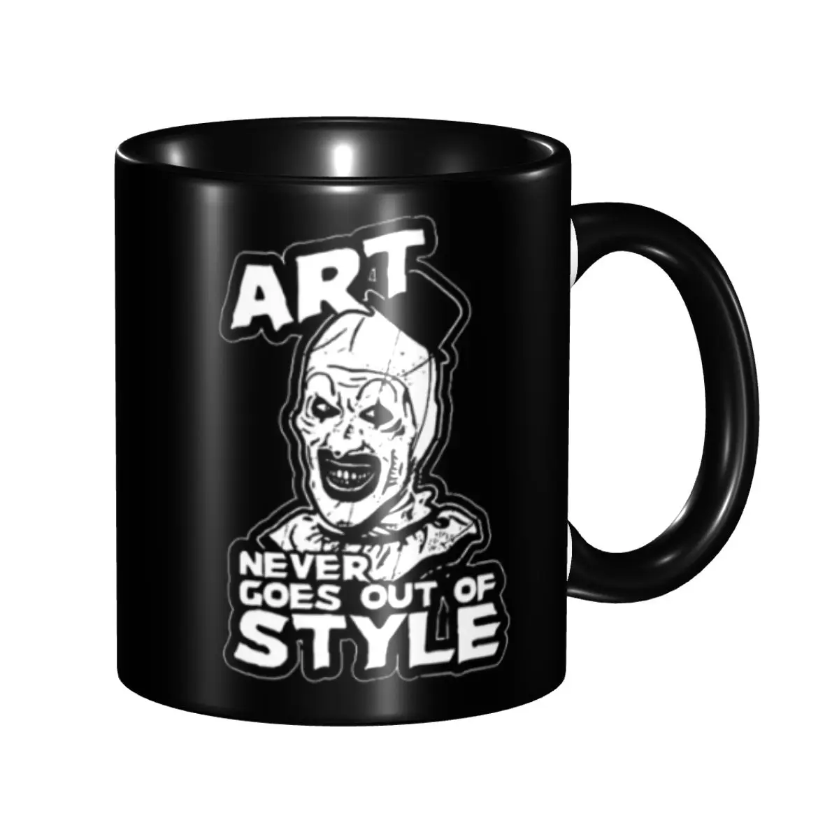 Cuan Horor Terrifiers Film Halloween Coffee Mug DIY Personalized Ceramic Tea Milk Mug