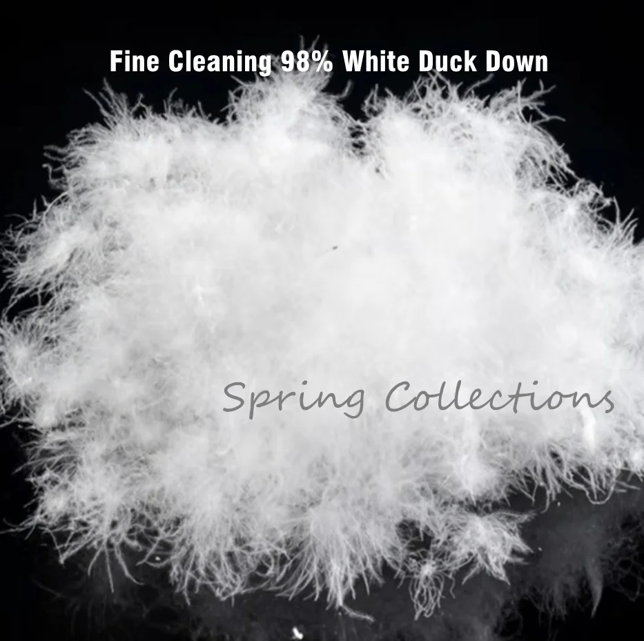 150g 98% Fine Cleaning pure large white duck down,DIY down pillow core coat down bulk duck down high cleanliness bulk down