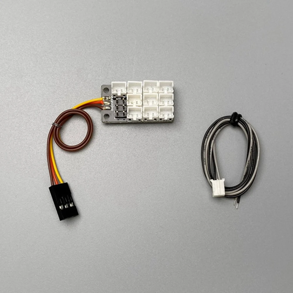 ABUM-10X Light System Expansion Board PH2.0 Expansion Module For Tamiya MFC-03 1/14 RC Truck Scania Actros 1/10 RC Crawler(A)