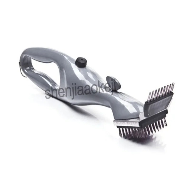 Cepillo de limpieza portátil de acero inoxidable + AP para exteriores, cepillo multifunción para barbacoa, práctico y de buena calidad, 1 unidad