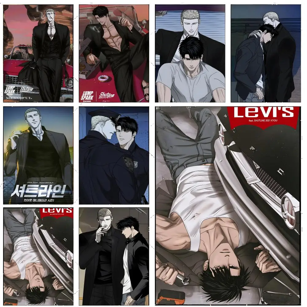 manhwa bl drama S-Shutline Poster Premium Decor Art & Gift for Household Lounge Home Ornaments