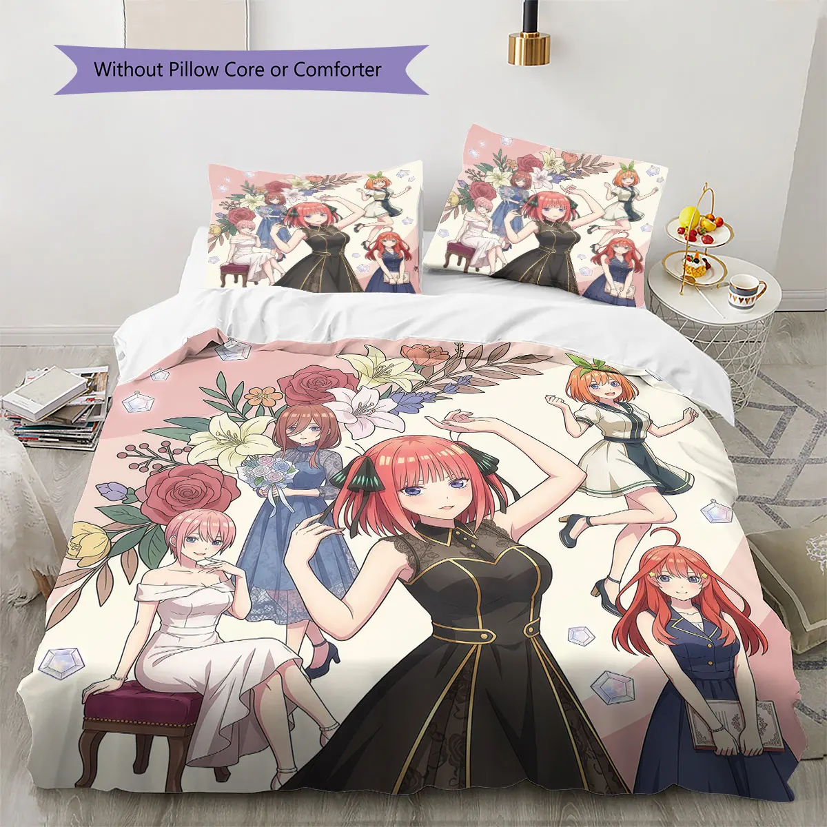 5-Toubun Soft Duvet Cover Kid's Bedding Set,Extra Large Size Christmas Gifts Various Sizes Available -HE151
