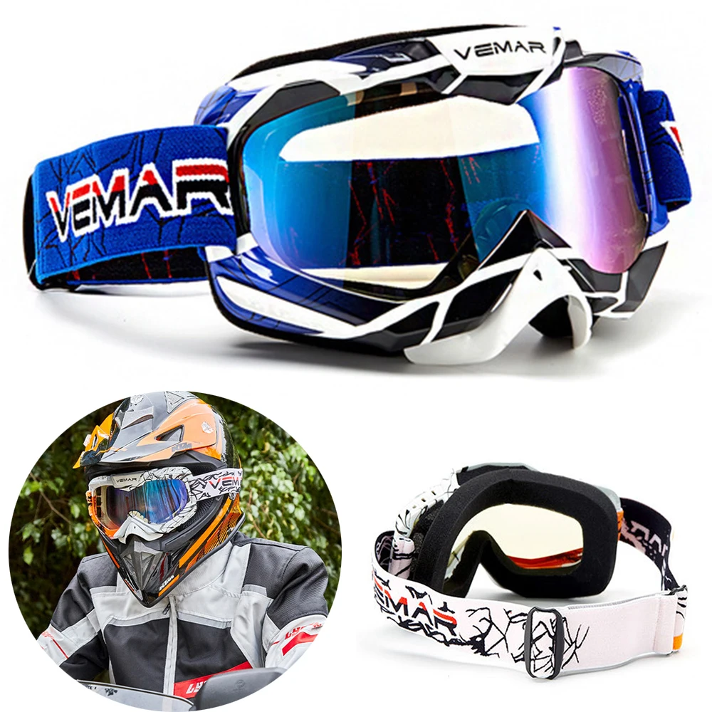 2020 Newest Motorcycle Sunglasses Motocross Safety Protective MX Night Vision Helmet Goggles Driver Driving Glasses For Sale