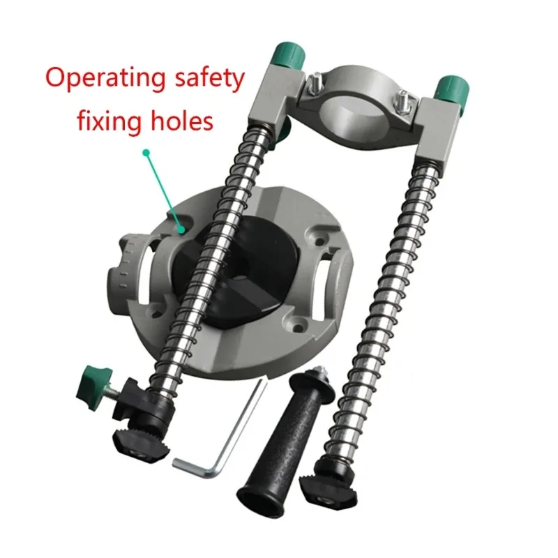 Support de perceuse électrique multifonctionnel, Guide de perceuse électrique, Poignée réglable Support de micro-perceuse