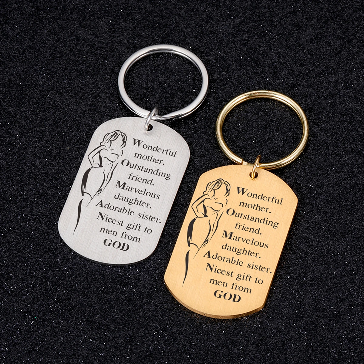 

Personalized Definition of Women Keyring Car Key Accessories for Friend Mom Mother's Birthday Day Anniversary Inspirational Gift