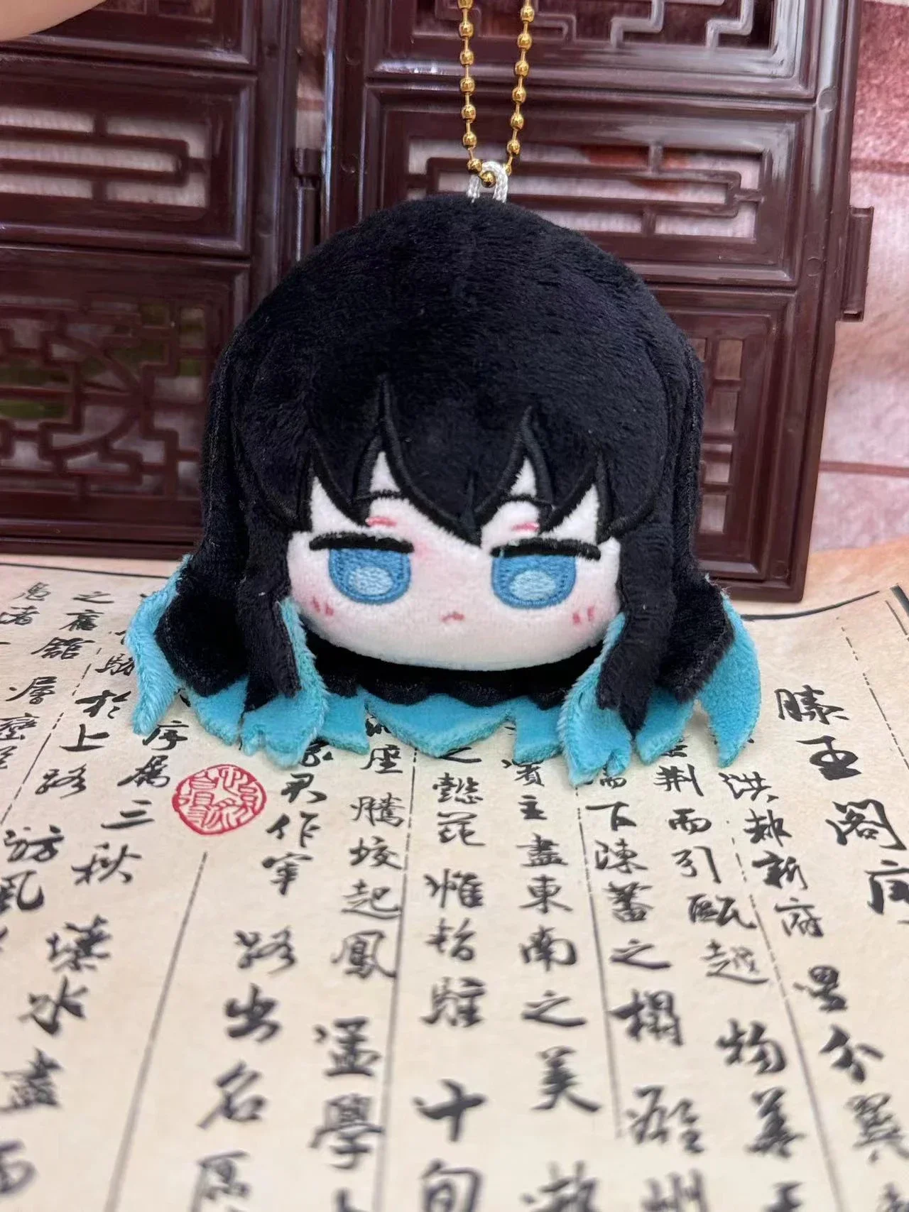 Anime Iguro Obanai Kochou Shinobu Tokitou Muichirou Zenitsu Mitsuri 8cm Cosplay Plush Stuffed Doll Dango Game Pendant  Toys