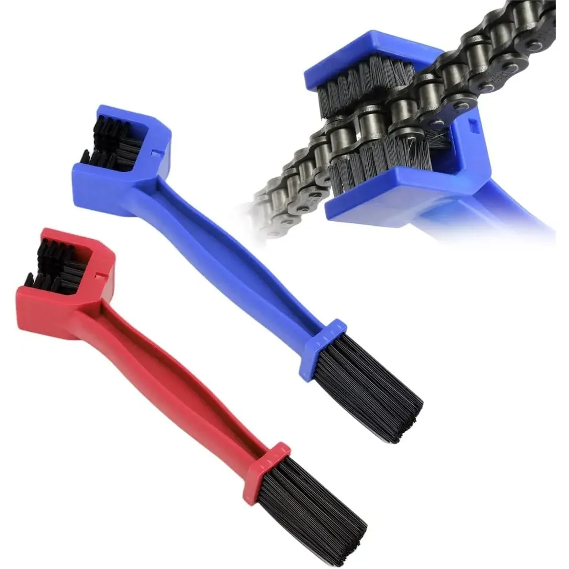 AliExpress NONE Motorcycle Chain Brush Cleaner Plastic Bicycle/Moto Brush Clean Chain Cleaner Outdoor Scrubber Road Care Tools Motorcycle Parts