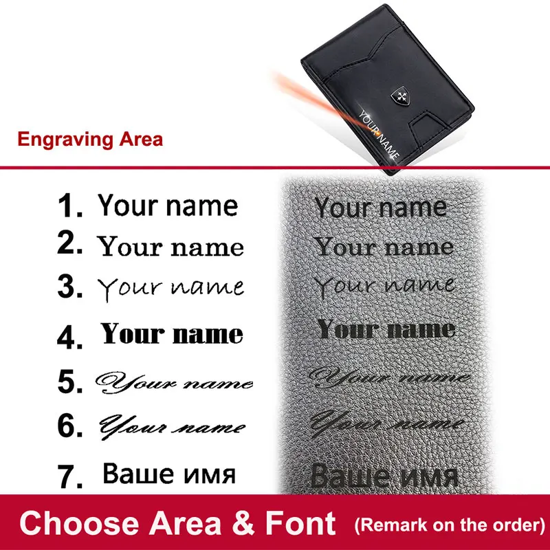남성용 미니 짧은 RFID 지갑, 탄소 섬유 카드홀더 사진 홀더, 남성용 지갑, 클래식 슬림, 무료 이름, 맞춤형, 신제품