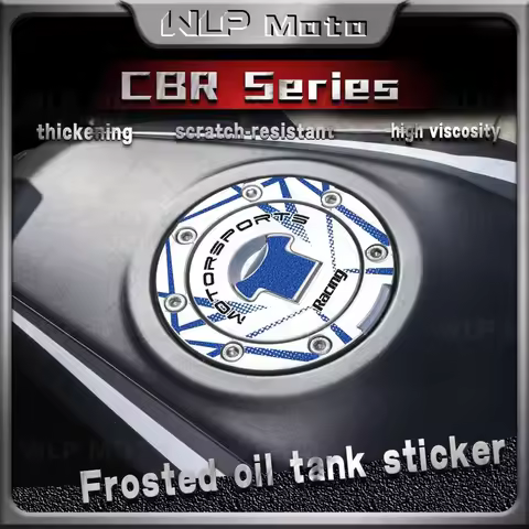 Motorcycle Fuel Tank Cap Sticker Thick Frosted Protection Decal For CMX 500 1100 Rebel CB 500F/X CBR 650R 1000RR Hornet 750