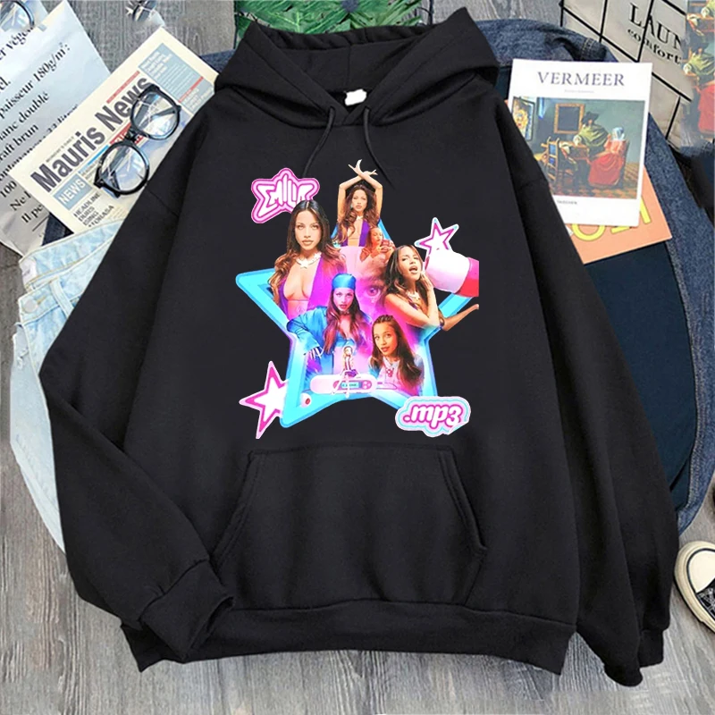 Emilia Mernes New Hoodies Album MP3 Tops Clothes Women Pullovers Harajuku Aesthetic Unisex Streetwear Fleece Pullover Sweatshirt