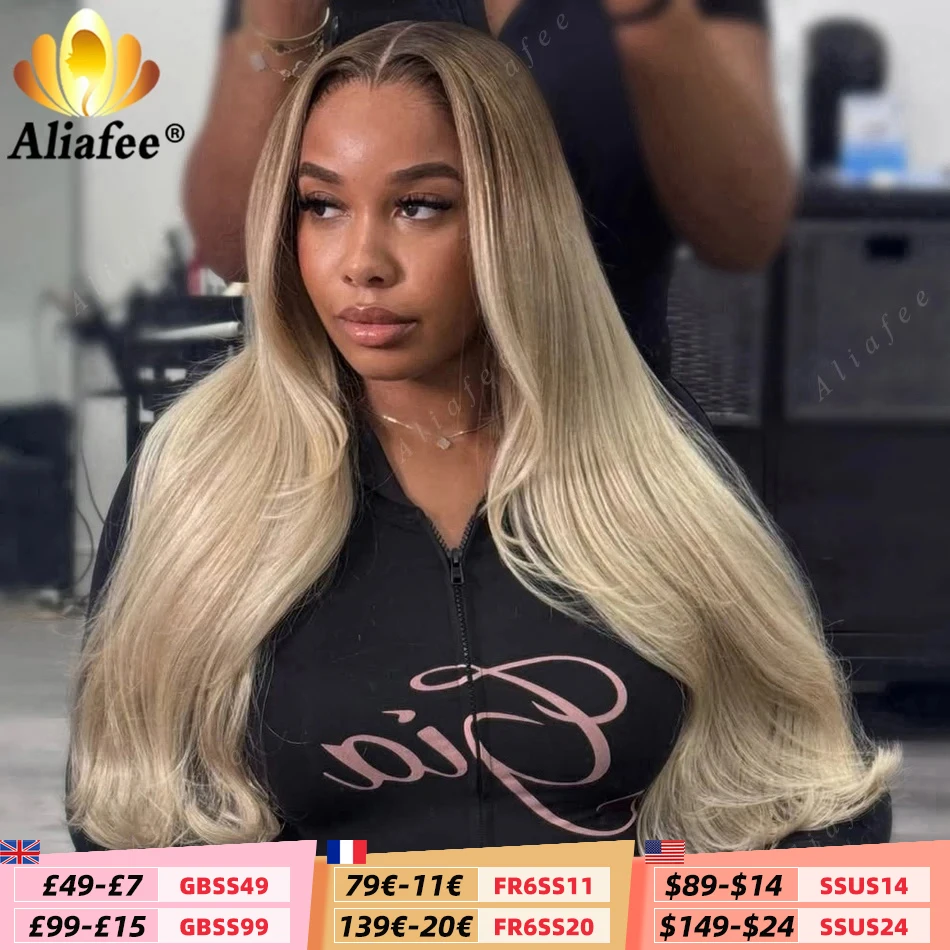 

Dirty Blonde Tone 613 hd Lace Frontal Wig 13x6 Wig Human Hair 200 Density Blonde Human 13X4 Lace Front Wig Ombre Body Wave Wigs