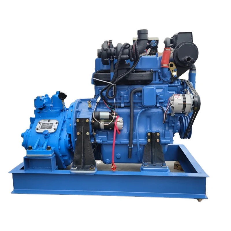R4105 60HP 70HP Four Cylinder 4-stroke Marine diesel Engine for Small Ships/fishing Boats Can Be Equipped with a Gearbox