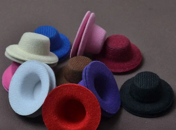 

Mini 4cm Top Hat Decoration Hats Wedding Festival Dance Decor Home Accessories DIY Craft Base Caps Christmas Halloween