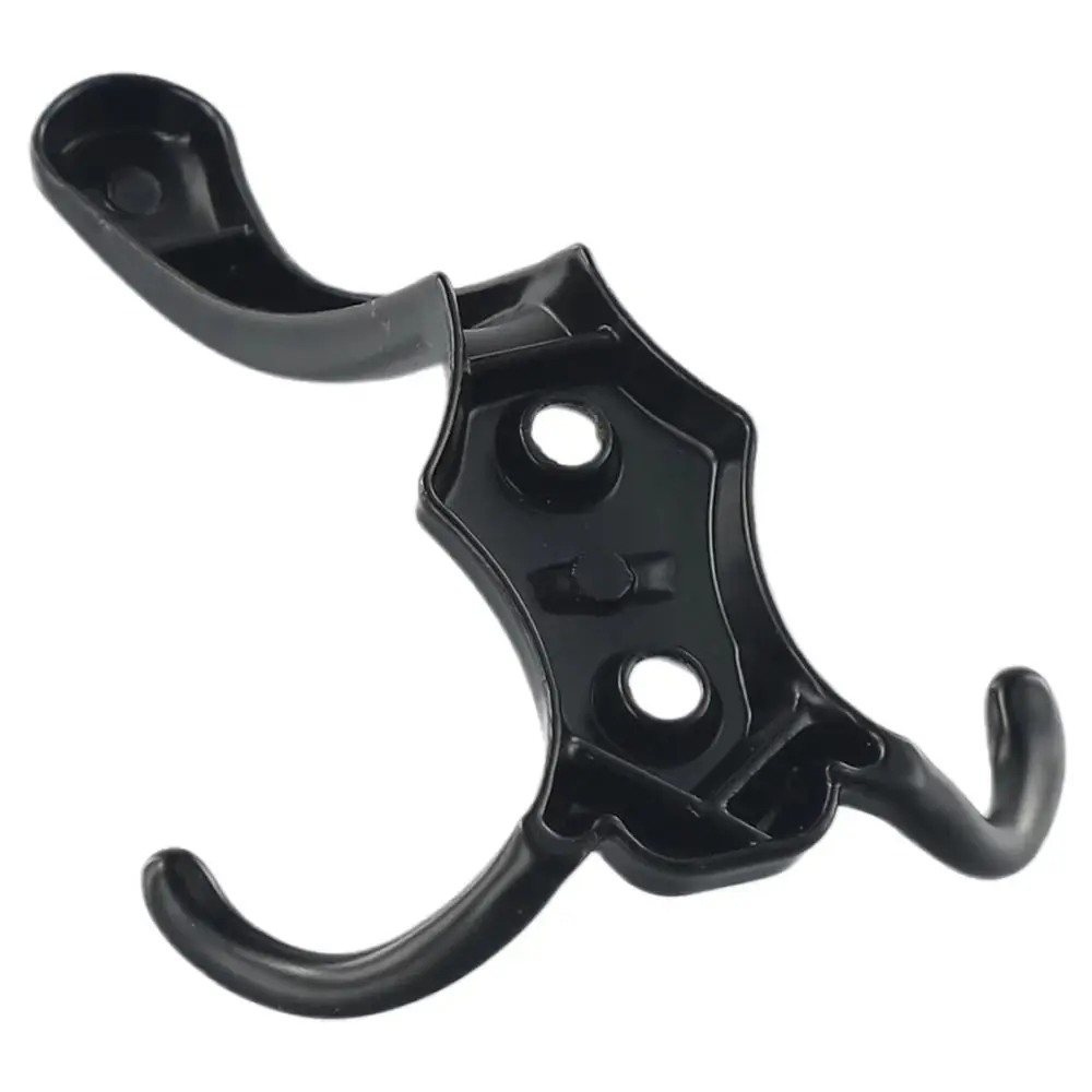 Durable 3 Hooks Coat Hook Wall Mounted Stable Triangular Hooks Zinc Alloy Strong Load-bearing Capacity Robe Clothes Rack Hallway