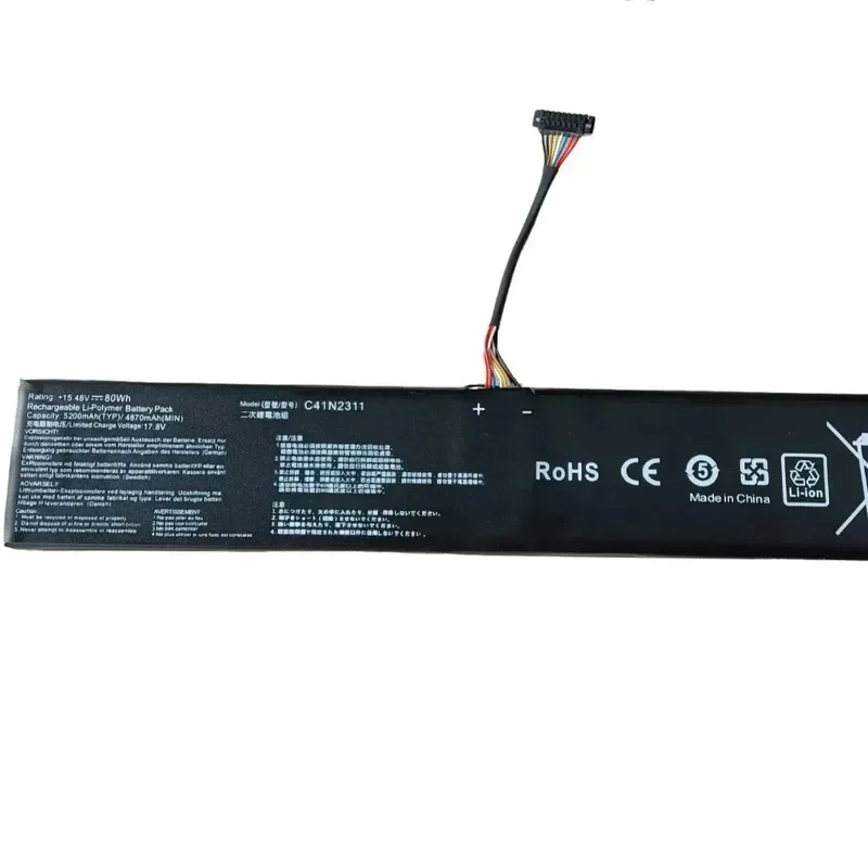 [NEW] 15.56V 80Wh Game Handheld Battery C41N2311 for ASUS for ROG for Ally X 2024 RC72LA Battery