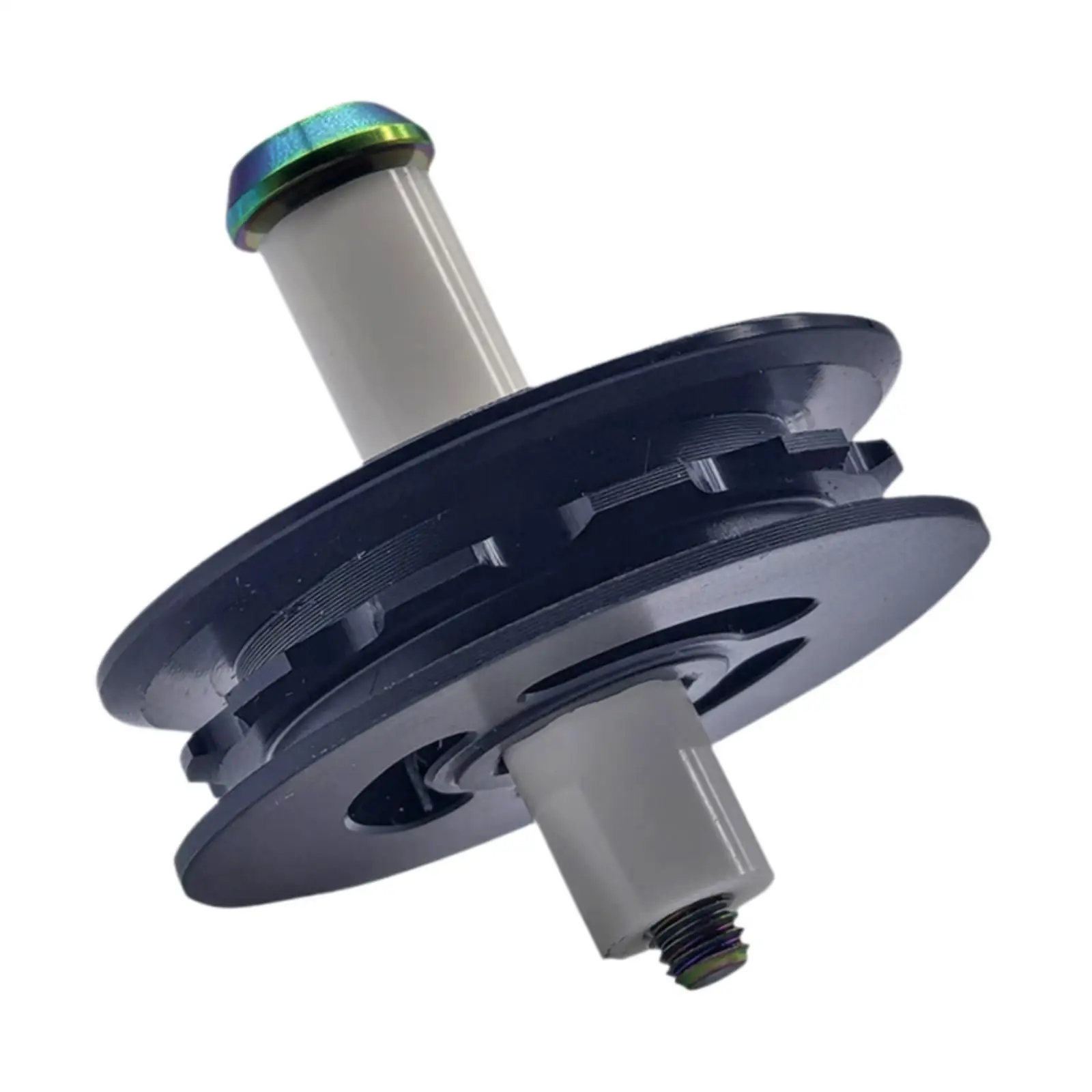 دراجة سلسلة الموتر دليل عجلة رمح سلسلة دراجات أجزاء الضغط ، مقاومة للاهتراء ، المسمار سبائك التيتانيوم ، مكون استبدال #2