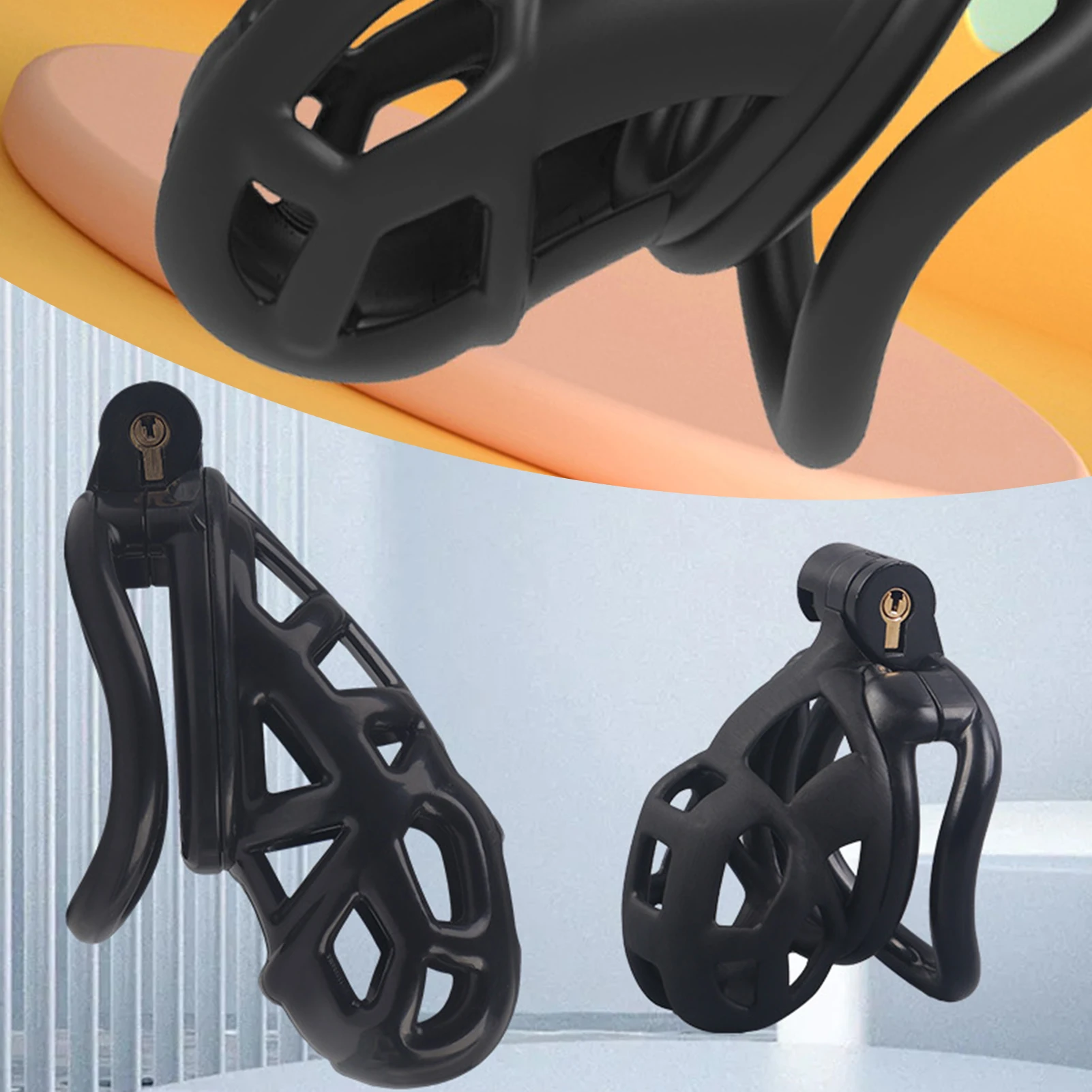  Toys for Men  Hot Sale Waist Belt Male Chastity Cock Cage Penis Sleeve Cockrings  Urethral Lock BDSM Bondage 