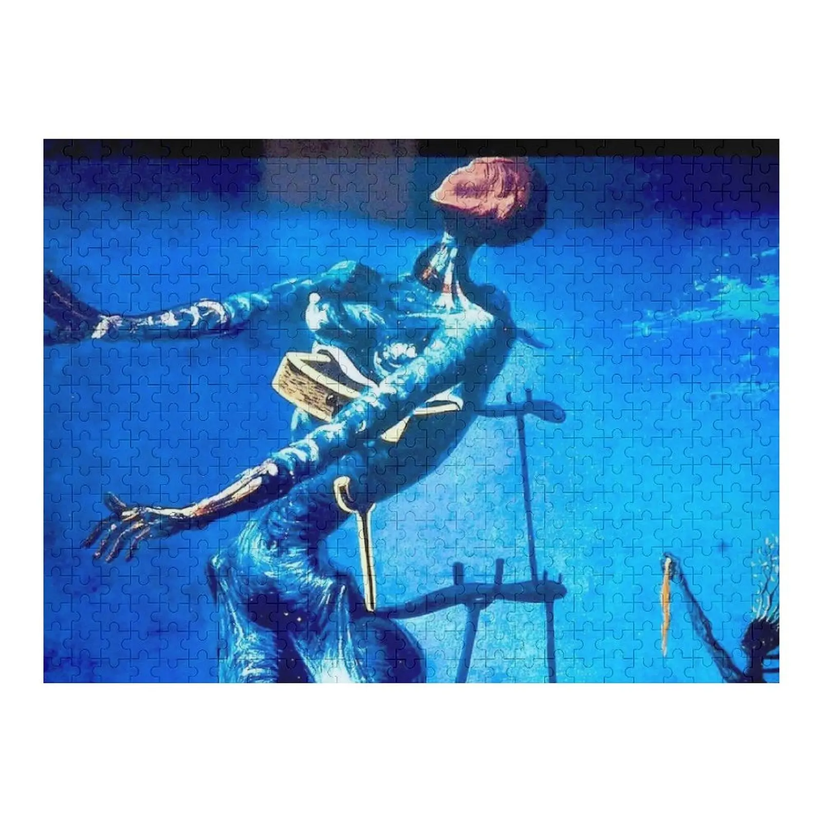 

THE BURNING GIRAFFE: Винтажный пазл с абстрактным принтом, деревянные коробки, персонализированный детский предмет, персонализированные детские подарки, головоломка