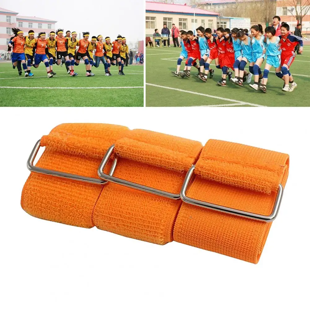 Leg Strap High Elasticity Fastener Tape Interactive Games Two People Three Legged Game Strap Sports Competition Elastic Band