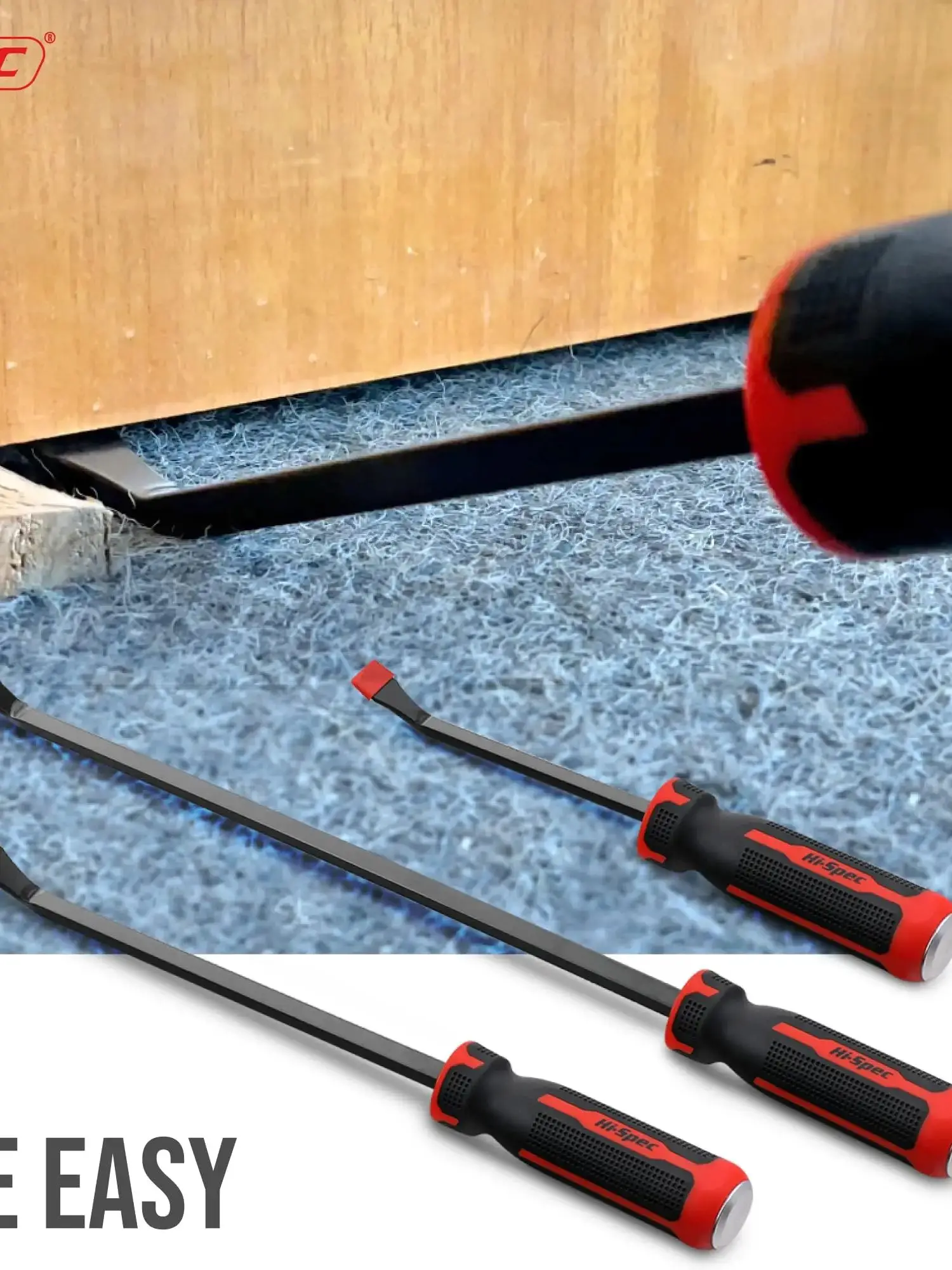 Barre de levier d'outil de réparation de pneus avec capuchon d'impact, barre de levier de pneu longue CR-V, barre de levier de poignée antidérapante, levier de pneu de voiture, retrait, Pul à ongles 1