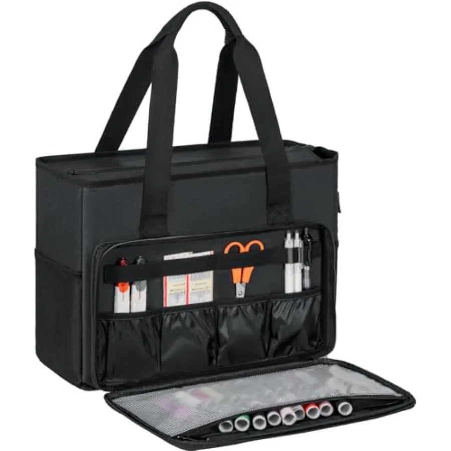 

Embroidery Storage Bag Embroidery Project Carrying Bags for Embroidery Kit/Cross Stitch Supplies/Stitch Tools Kit Embroidery Su