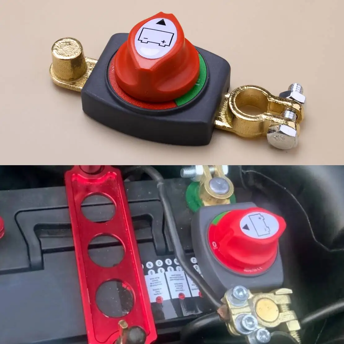 

12-48V On/Off Battery Disconnect Switch Power Cut Master Isolator Fit for Car RV Boat