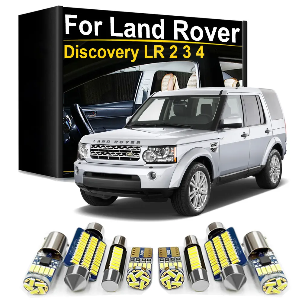 

Комплект светодиодных ламп для салона Canbus для Land Rover Discovery LR 2 3 4 L318 L319 1998-2007 2008 2009 2010 2011 2012 2013 2014 2015 2016