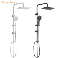 Senlesen Shower Faucet Bathroom Shower Rain Shower Set Brass Home Wall-Mounted Golden/ Chrome/Antique Brass/Orb