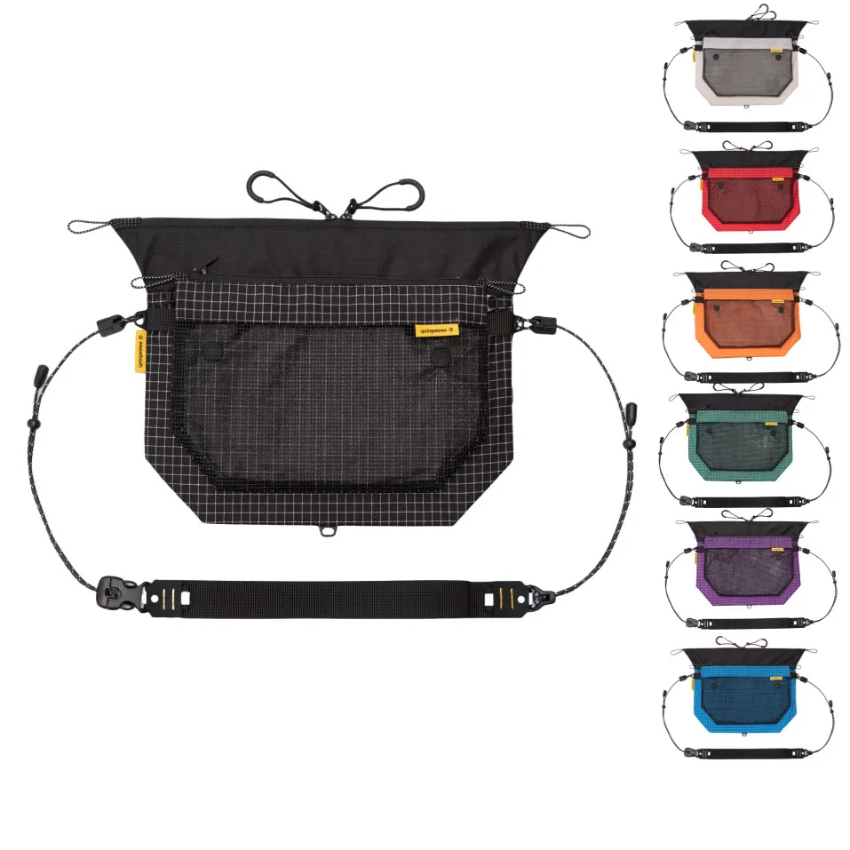 

115g Ultralight Camping Waist Pack UHMWPE Hybrid Grid Fabric Crossbody Bag Waterproof Outdoor Hiking Gear Tactical EDC 4L