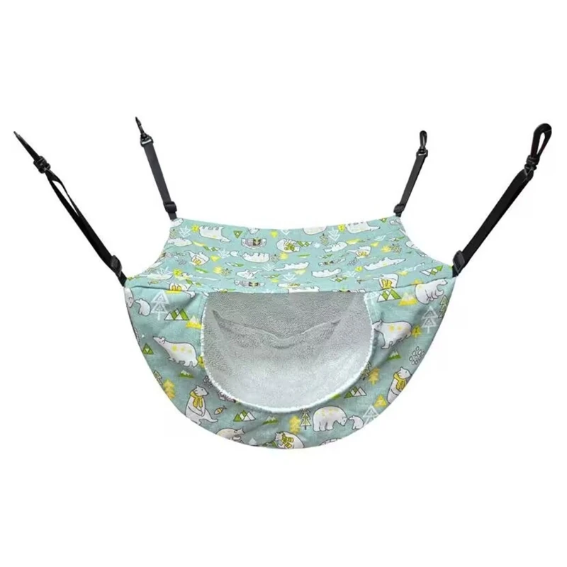 Cats Loungers Bed Comfortable Fabric Cats Tree Hanging Hammock Rest Sleep Bed JOMD