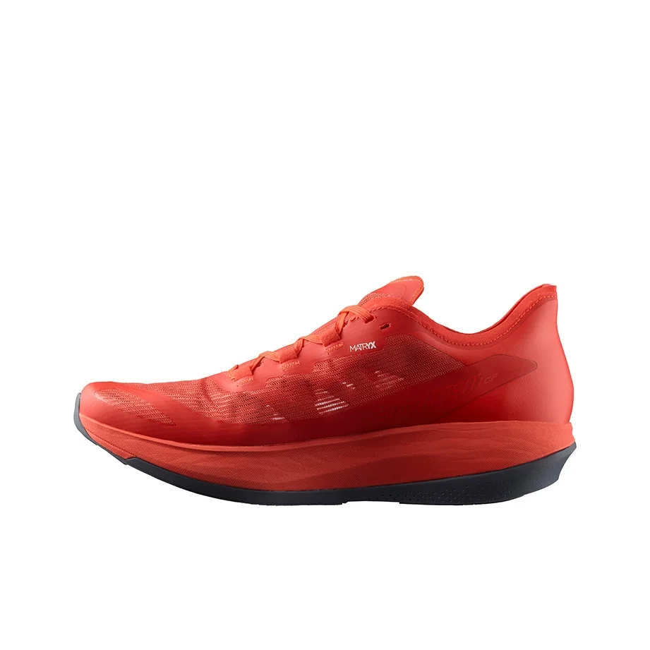 

SALOMON Phantasm Comfortable Fabric Cushioning Slip Resistant Breathable Low top Running Shoes Unisex Red 415579