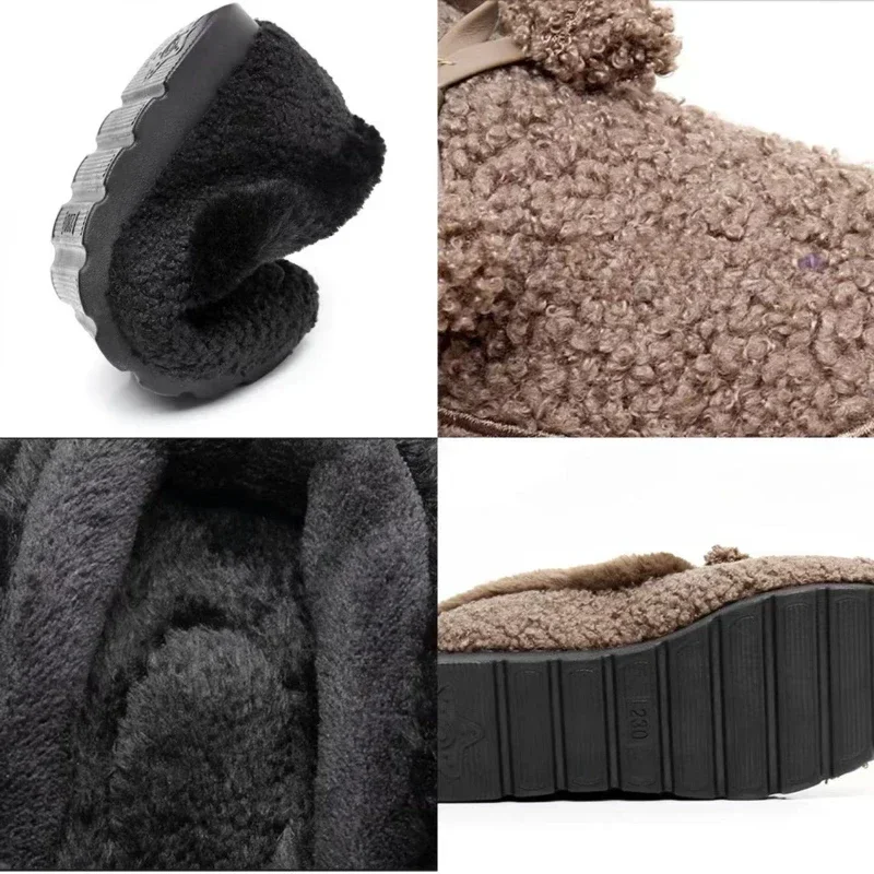 New Women\'s Flat Shoes Comfortable Slip on Fashion Female Casual Loafers Women Fur Shoe Lightweight Pea Shoes Comfort Sapatos