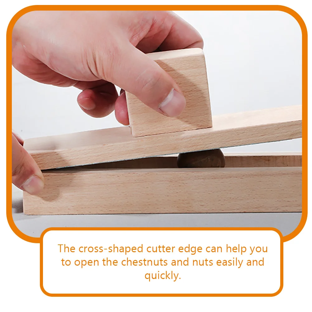 

Деревянный нож для каштанов, ручной нож для каштанов в форме креста, ручной нож для орехов, практичный инструмент для быстрого открытия, кухонные гаджеты