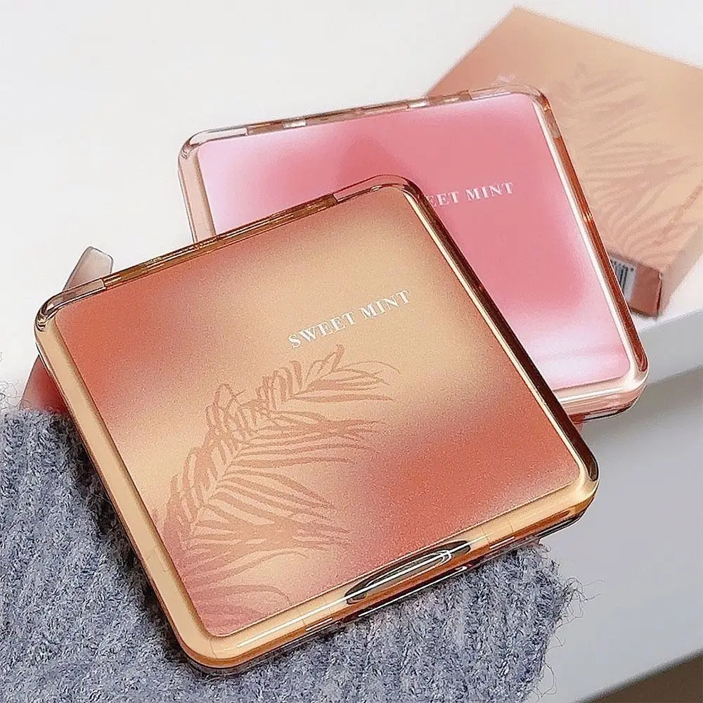 Tavolozza per toelettatura stereoscopica a 4 colori, opaca, naturale, per il contorno del viso, ombreggiatura, bagliore duraturo, illumina i cosmetici, vassoio completo