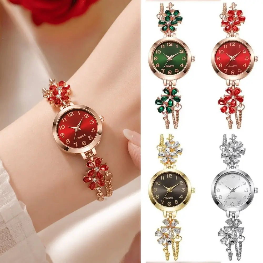 Exquisite Women's Bracelet Watch Luxury Adjustable Women's Wrist Watch Quartz Movement Decorative Vintage Female Clock Women